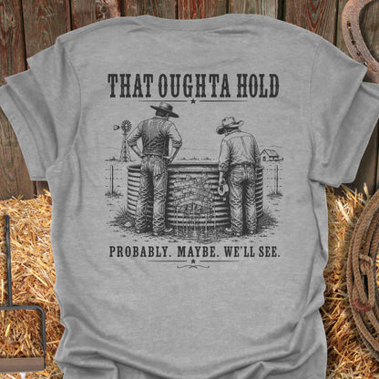 Printify T-Shirt Sport Grey / S Oughta Hold Tee