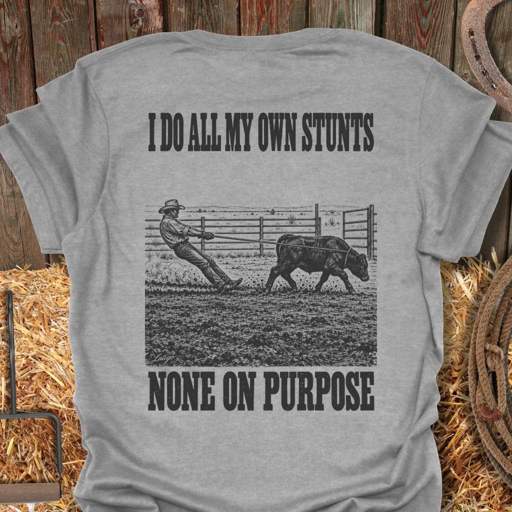 Printify T-Shirt Sport Grey / S Own Stunts Tee
