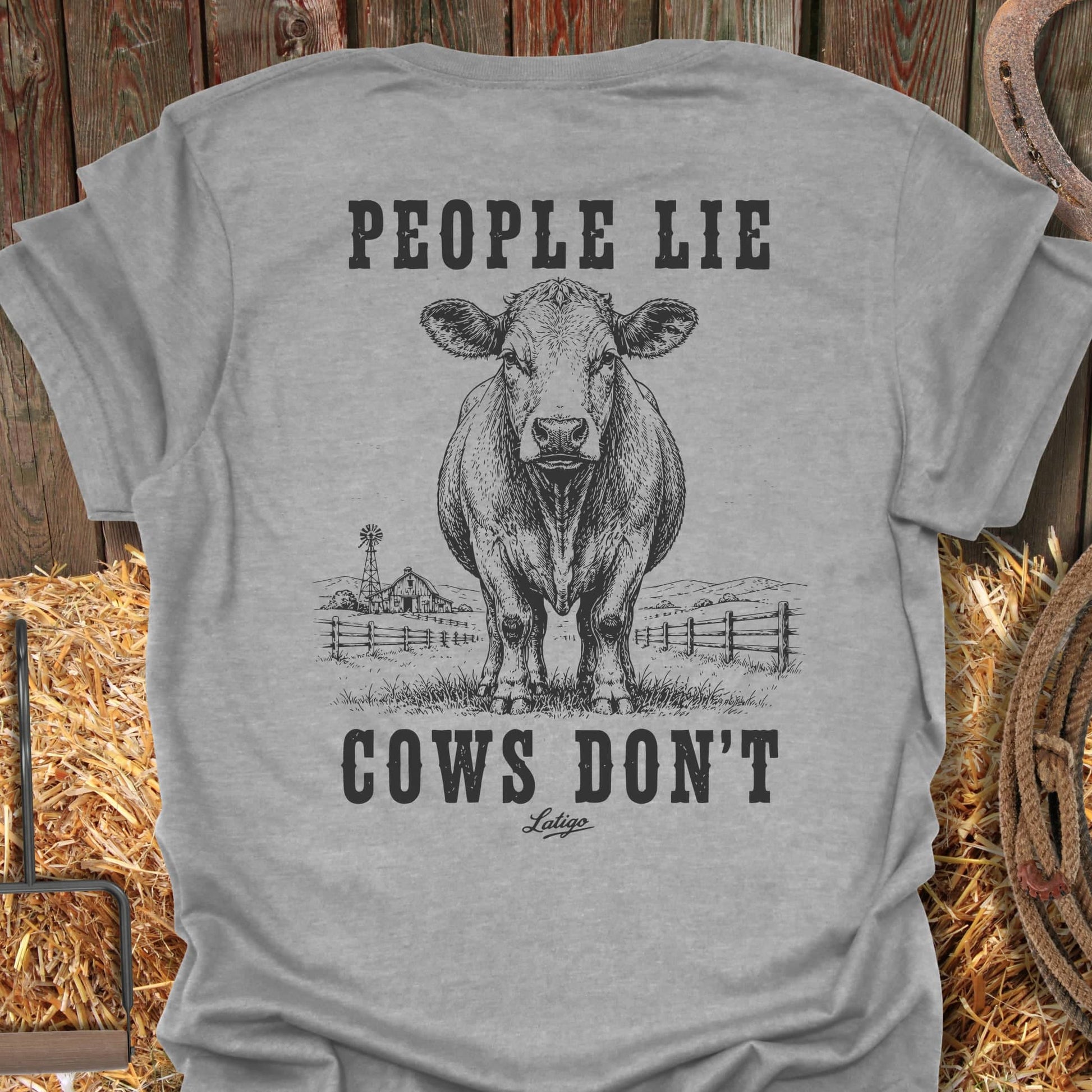 Printify T-Shirt Sport Grey / S People Lie Tee
