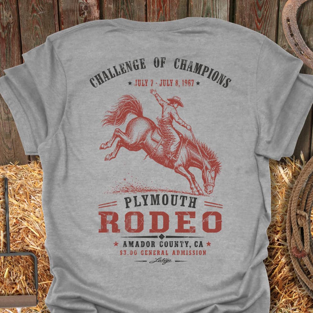 Printify T-Shirt Sport Grey / S Plymouth Rodeo Tee