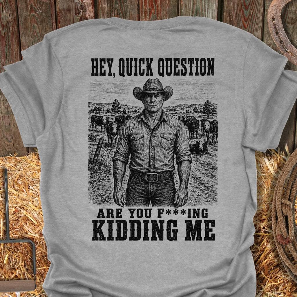 Printify T-Shirt Sport Grey / S Quick Question Tee