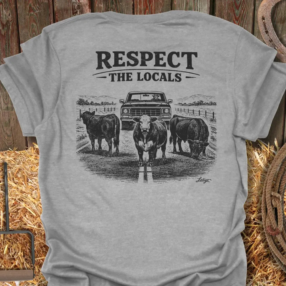 Printify T-Shirt Sport Grey / S Respect The Locals Tee