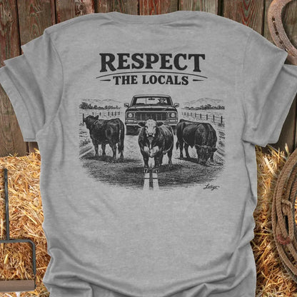 Printify T-Shirt Sport Grey / S Respect The Locals Tee
