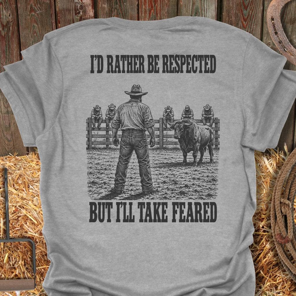Printify T-Shirt Sport Grey / S Respected Or Feared Tee