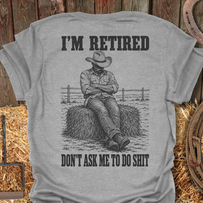 Printify T-Shirt Sport Grey / S Retired Tee