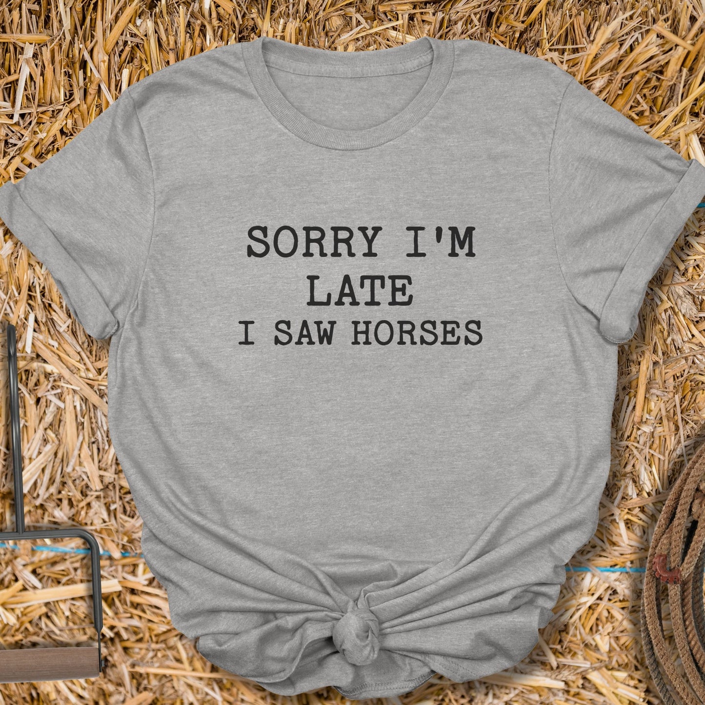 Printify T-Shirt Sport Grey / S Saw Horses Tee