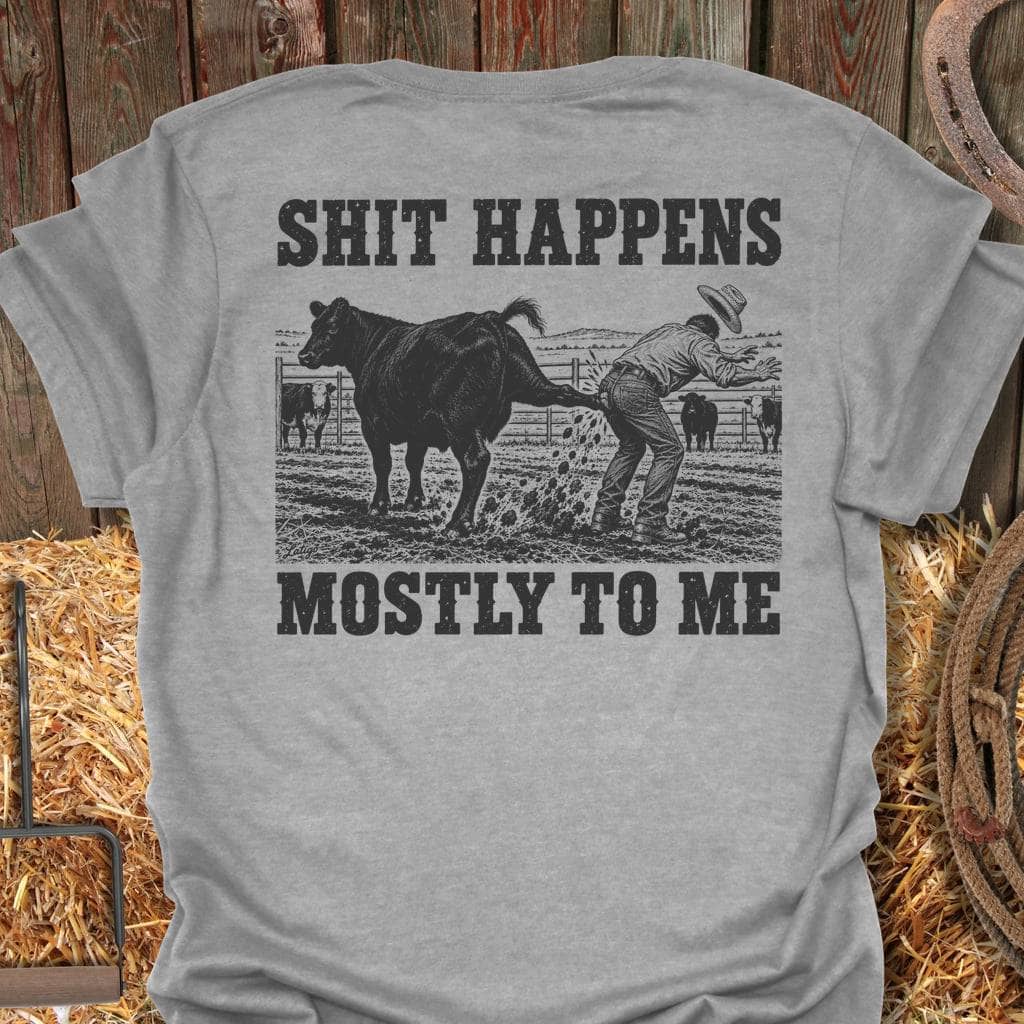 Printify T-Shirt Sport Grey / S Shit Happens Tee