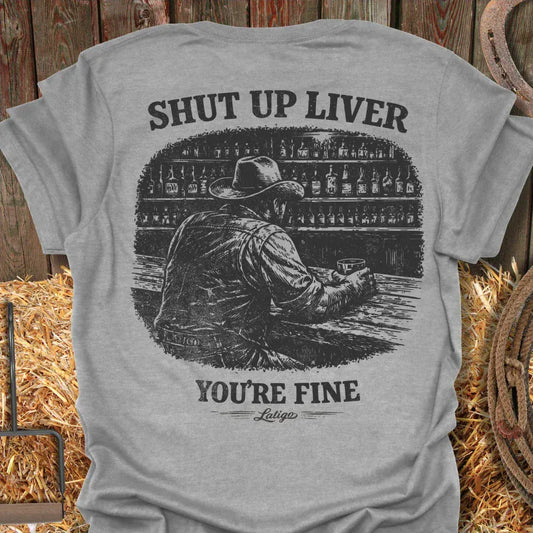 Printify T-Shirt Sport Grey / S Shut Up Liver Tee