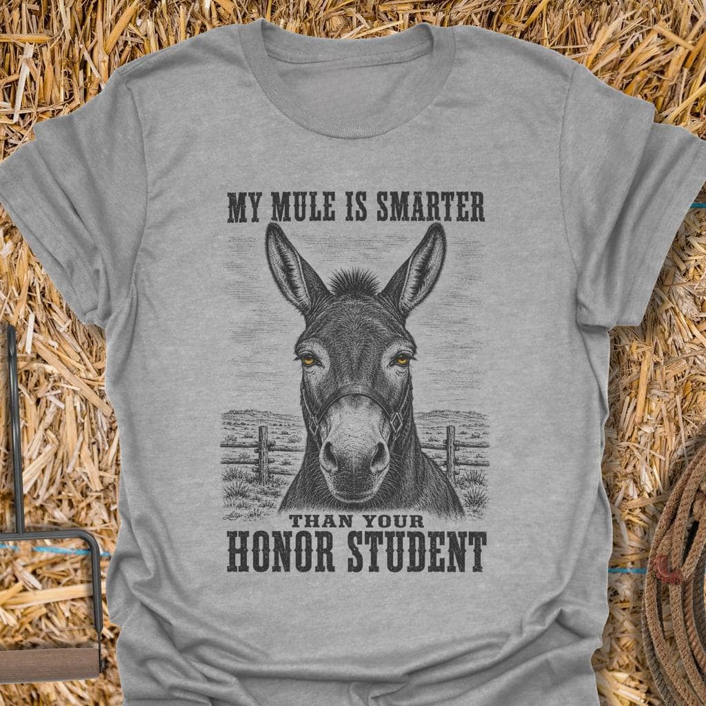 Printify T-Shirt Sport Grey / S Smart Mule Tee