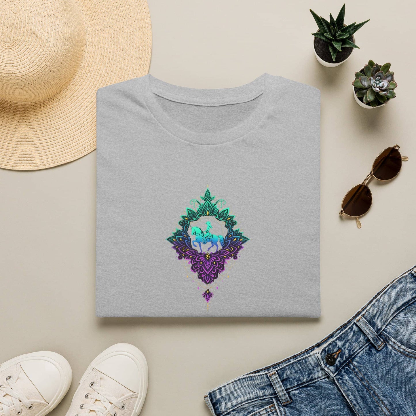 Printify T-Shirt Sport Grey / S Spirit in Bloom Tee