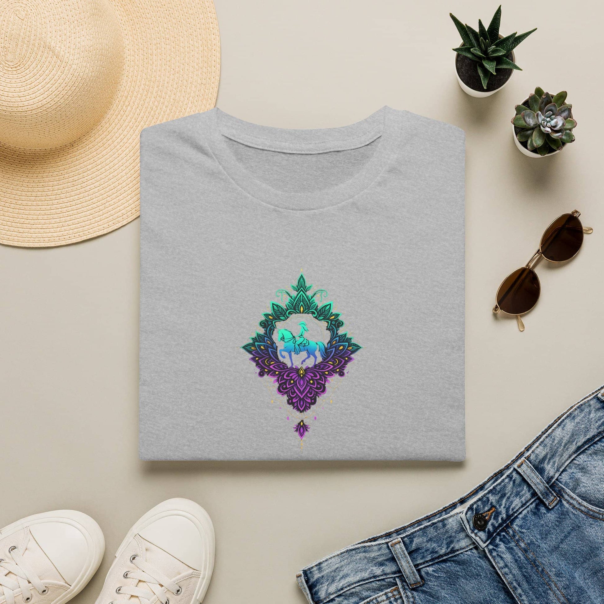 Printify T-Shirt Sport Grey / S Spirit in Bloom Tee