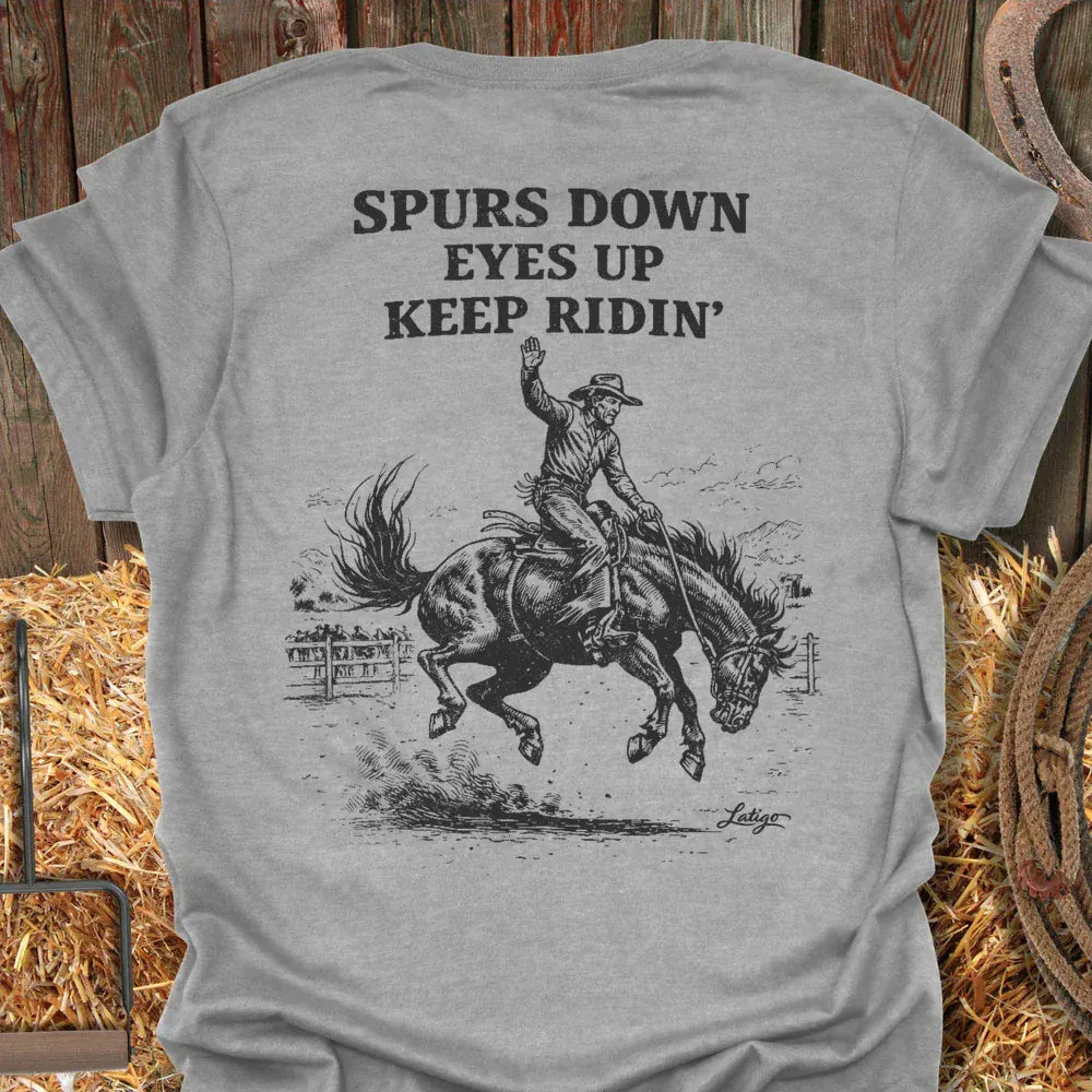 Printify T-Shirt Sport Grey / S Spurs Down Tee