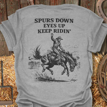 Printify T-Shirt Sport Grey / S Spurs Down Tee
