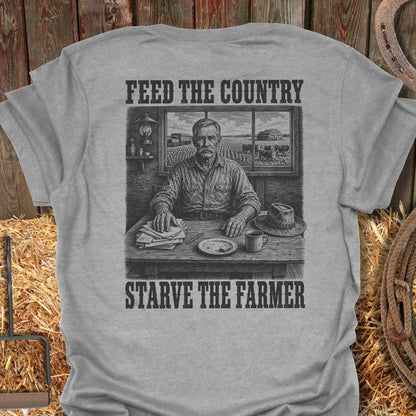 Printify T-Shirt Sport Grey / S Starve The Farmer Tee