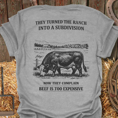 Printify T-Shirt Sport Grey / S Subdivision to Ranch Tee