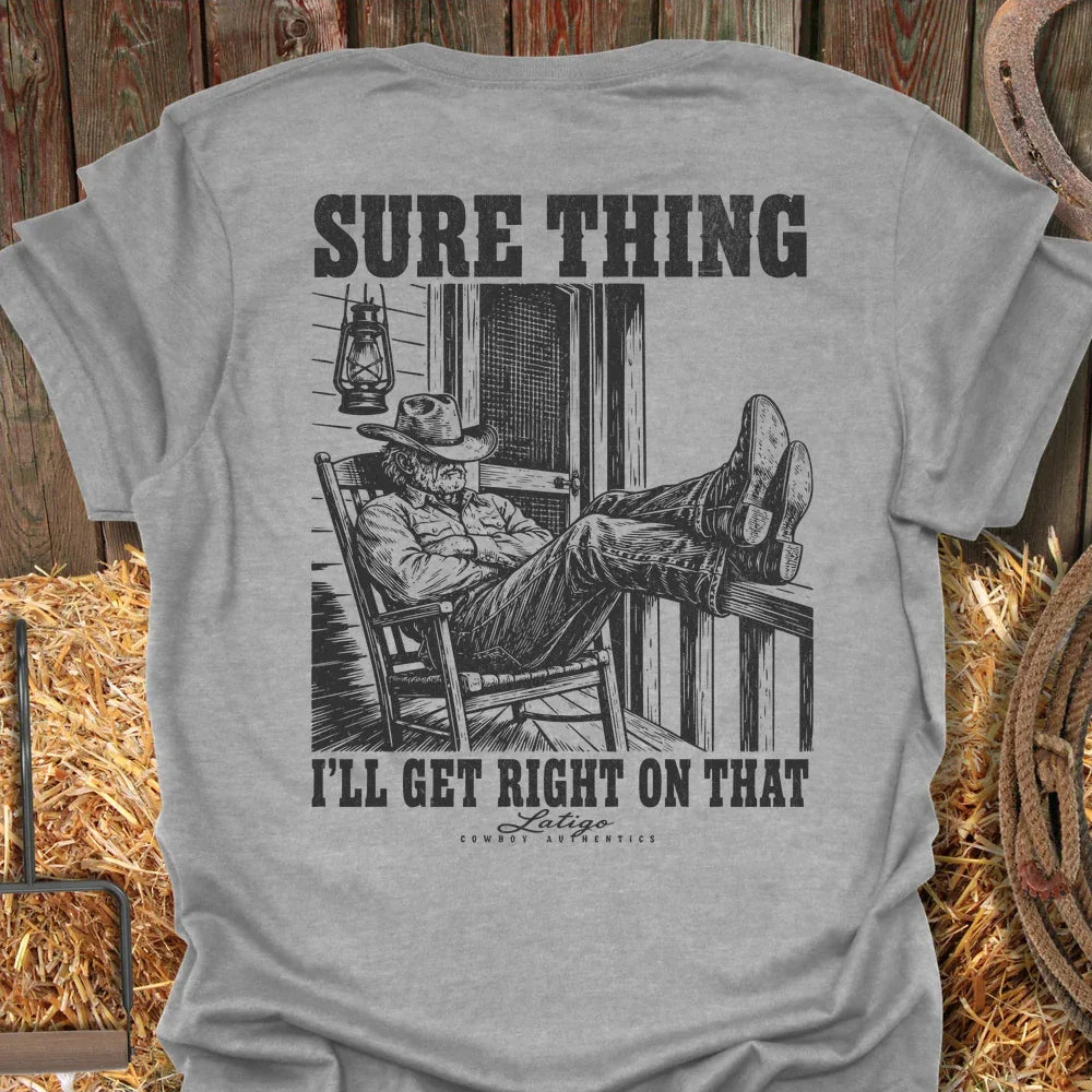 Printify T-Shirt Sport Grey / S Sure Thing Tee