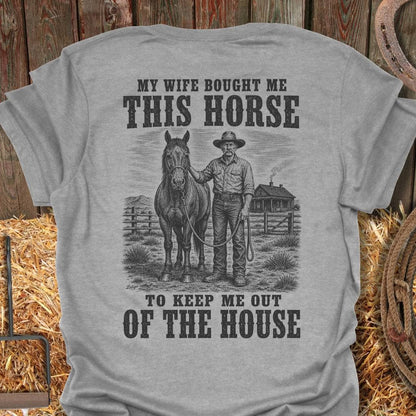 Printify T-Shirt Sport Grey / S This Horse Tee