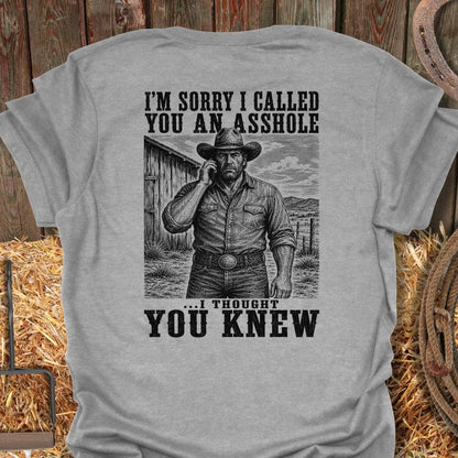 Printify T-Shirt Sport Grey / S Thought You Knew Tee