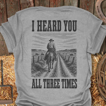 Printify T-Shirt Sport Grey / S Three Times Tee