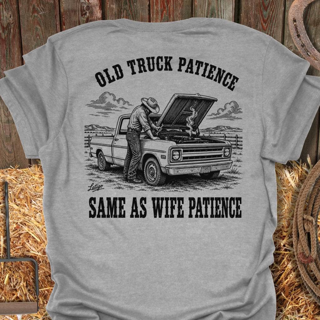 Printify T-Shirt Sport Grey / S Truck Patience Tee