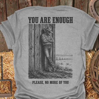 Printify T-Shirt Sport Grey / S You Are Enough Tee