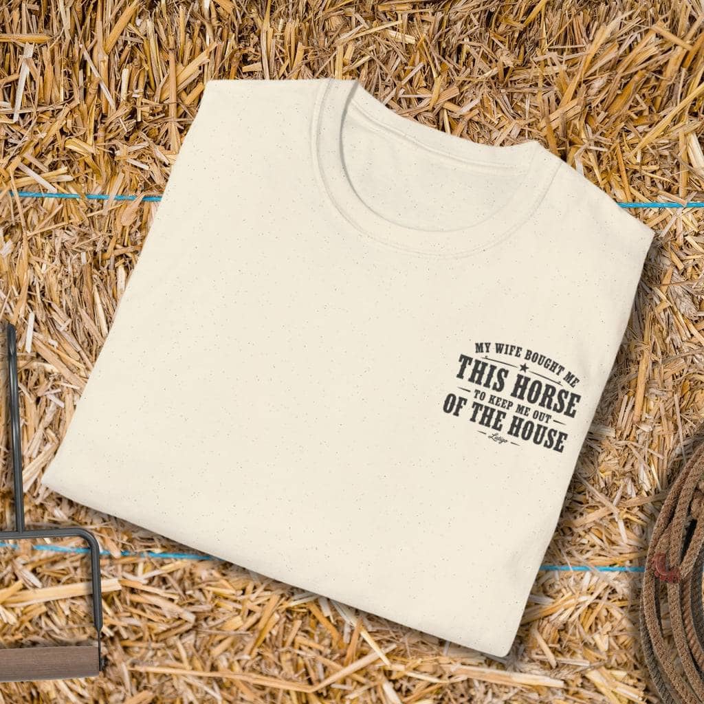Printify T-Shirt This Horse Tee