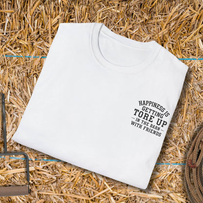 Printify T-Shirt Tore Up Back Tee
