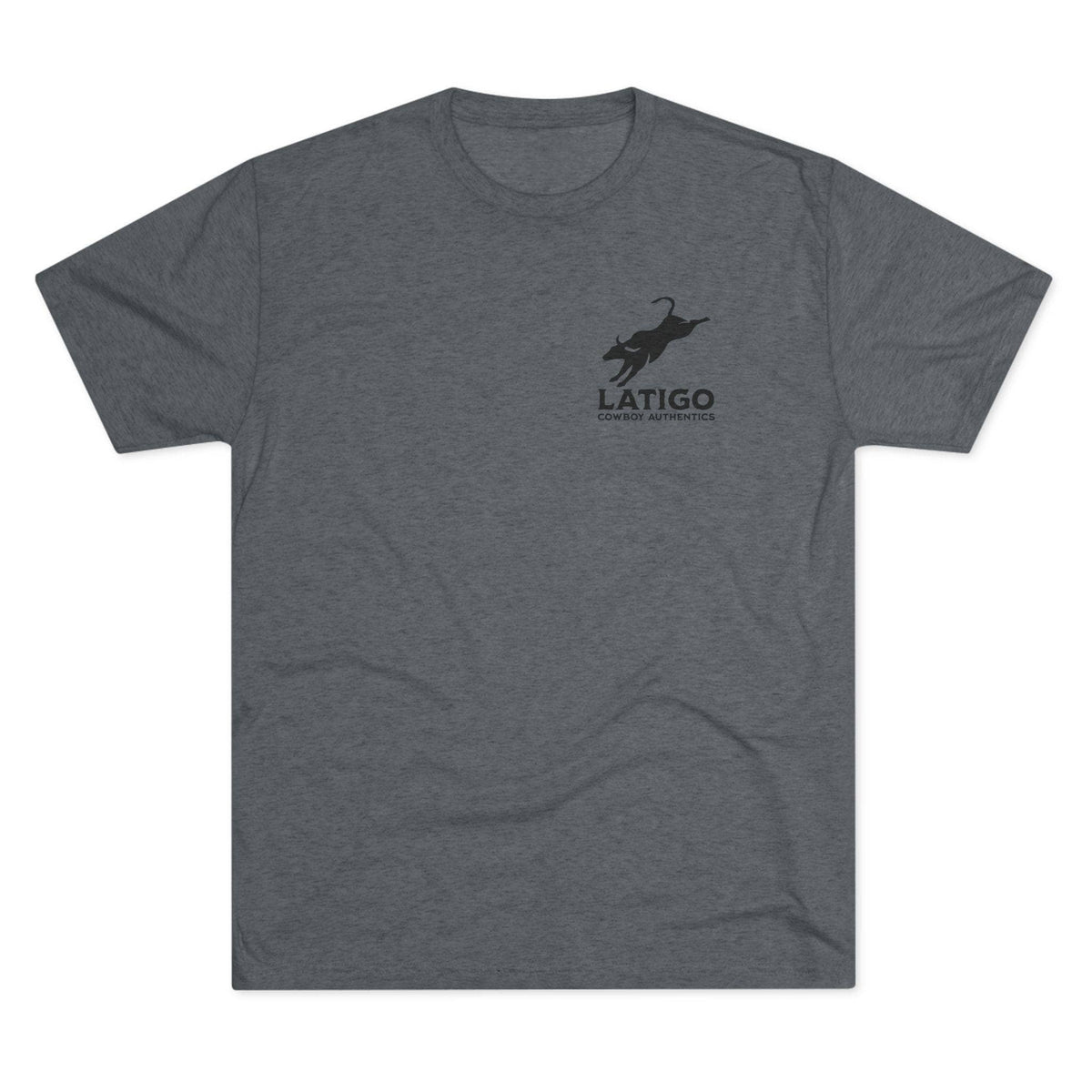 Printify T-Shirt Tri-Blend Premium Heather / S Latigo Simple Unisex Tri-Blend Crew Tee