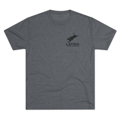 Printify T-Shirt Tri-Blend Premium Heather / S Latigo Simple Unisex Tri-Blend Crew Tee