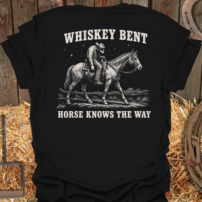 Printify T-Shirt Whiskey Bent Tee