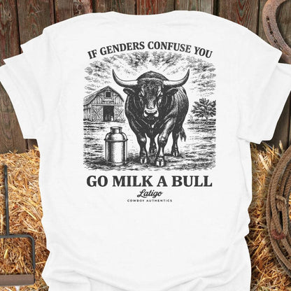 Printify T-Shirt White / 4XL Milk A Bull Big Country Tee