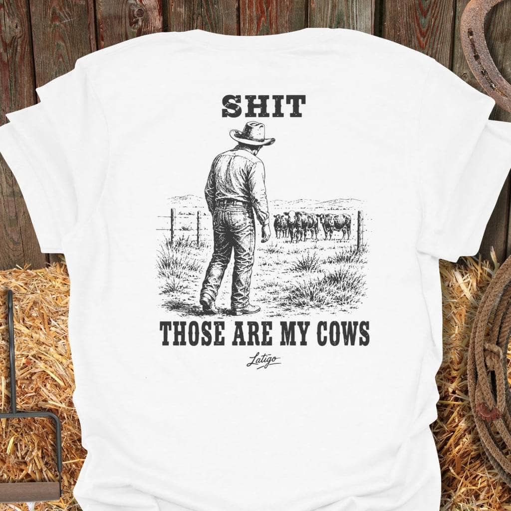 Printify T-Shirt White / 4XL My Cows Big Country Tee