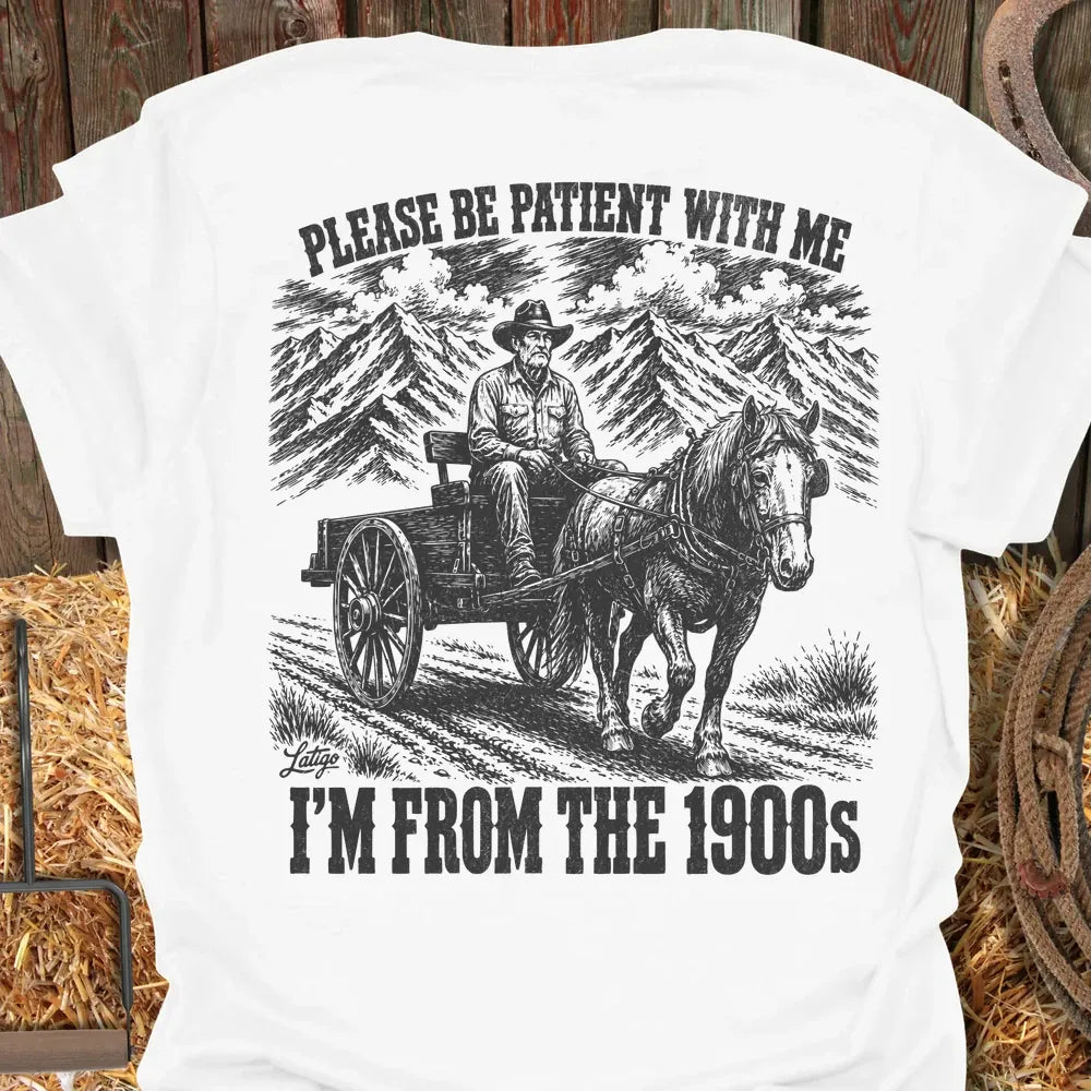 Printify T-Shirt White / S 1900s Tee