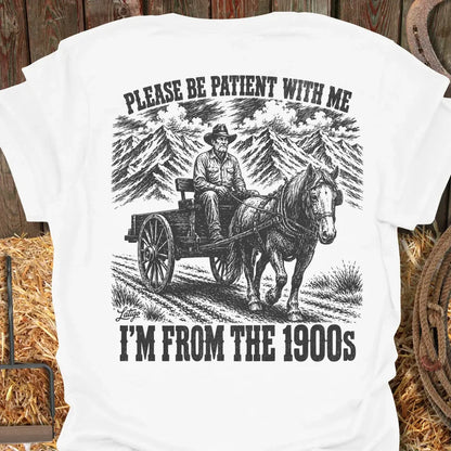 Printify T-Shirt White / S 1900s Tee