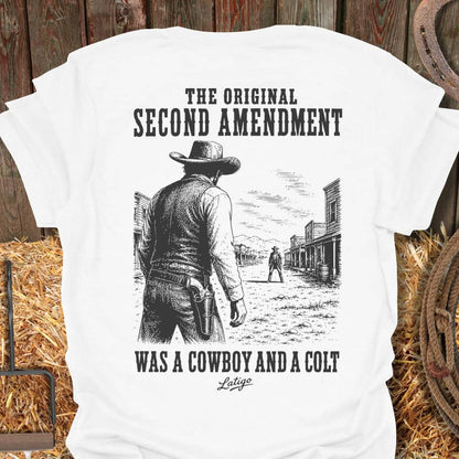 Printify T-Shirt White / S 2nd Amendment Tee
