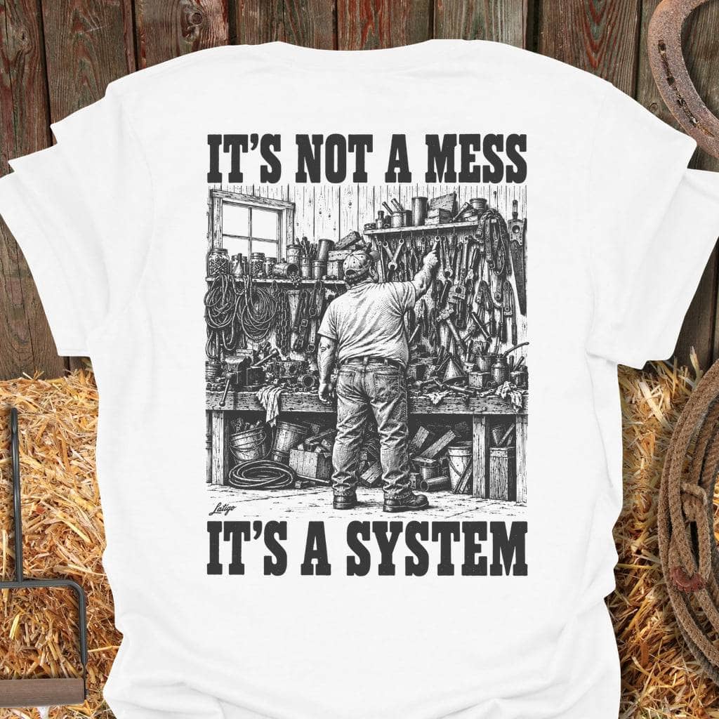 Printify T-Shirt White / S A System Tee