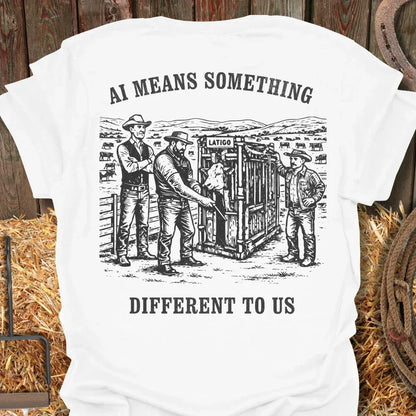 Printify T-Shirt White / S AI Tee