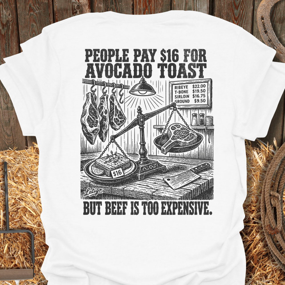Printify T-Shirt White / S Avocado Toast Tee