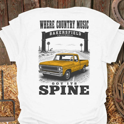 Printify T-Shirt White / S Bakersfield Tee