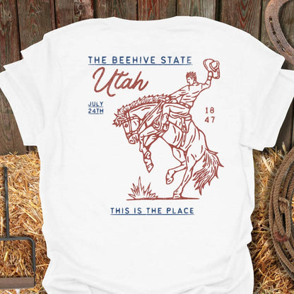 Printify T-Shirt White / S Beehive Tee