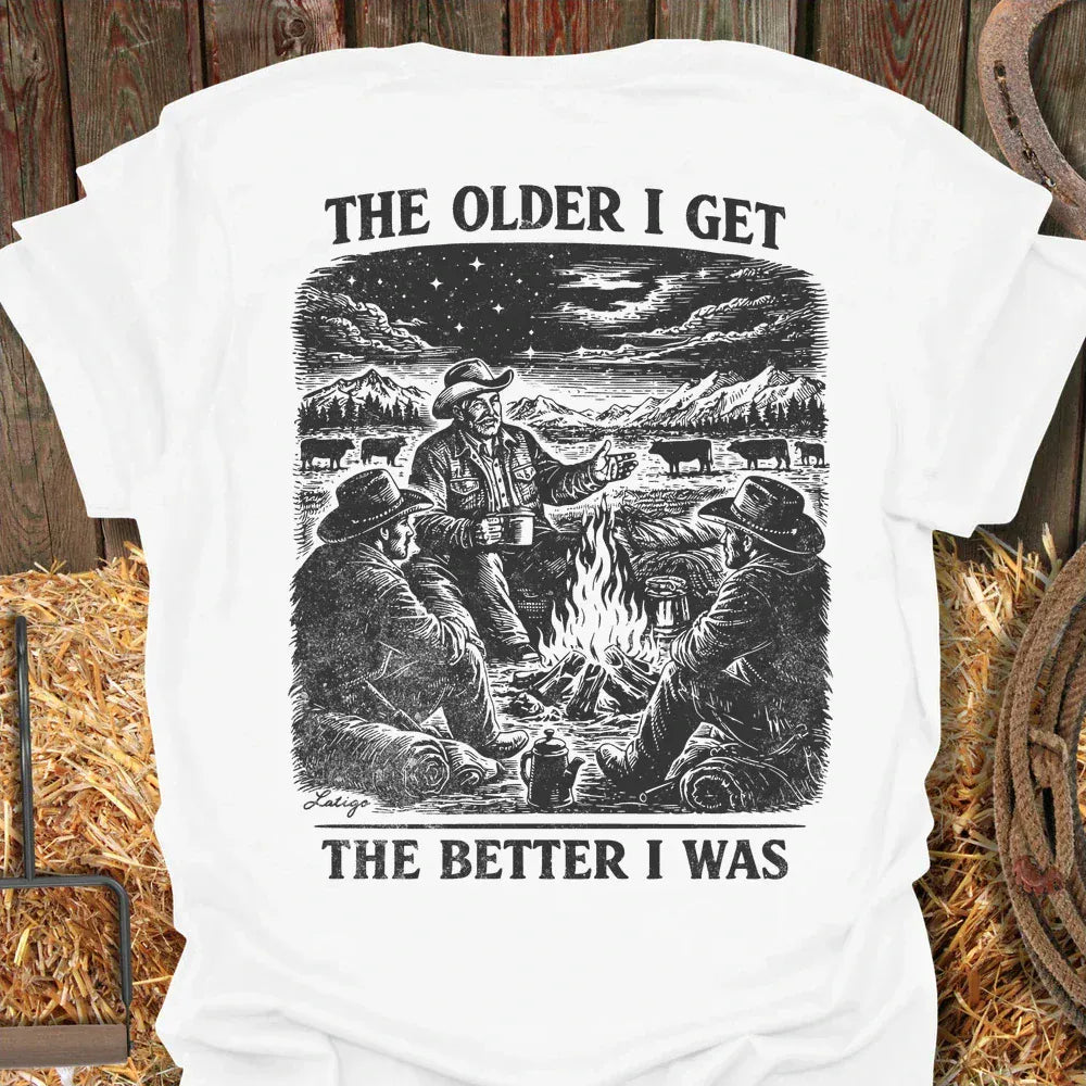 Printify T-Shirt White / S Better I Was Tee