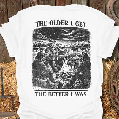 Printify T-Shirt White / S Better I Was Tee