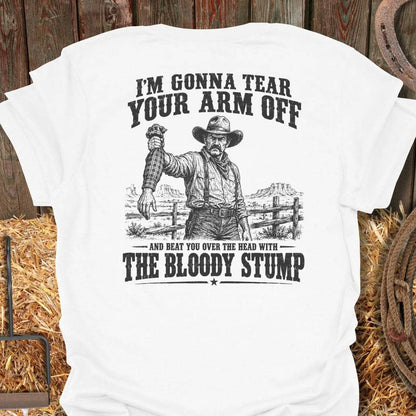 Printify T-Shirt White / S Bloody Stump Tee