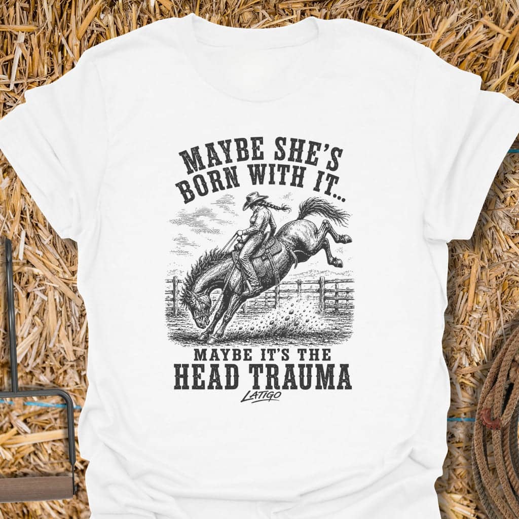 Printify T-Shirt White / S Born With It Tee