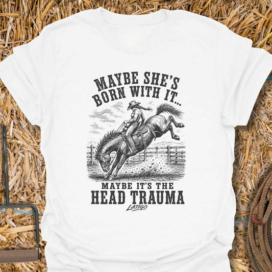 Printify T-Shirt White / S Born With It Tee