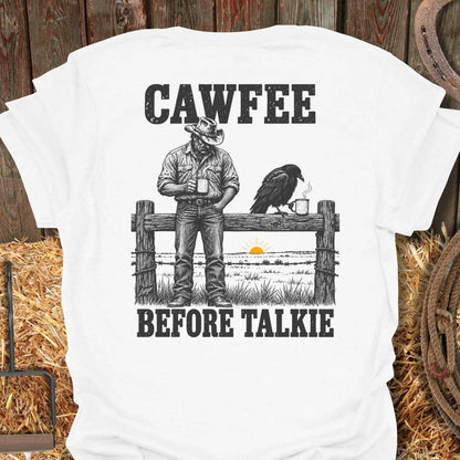 Printify T-Shirt White / S Cawfee Tee