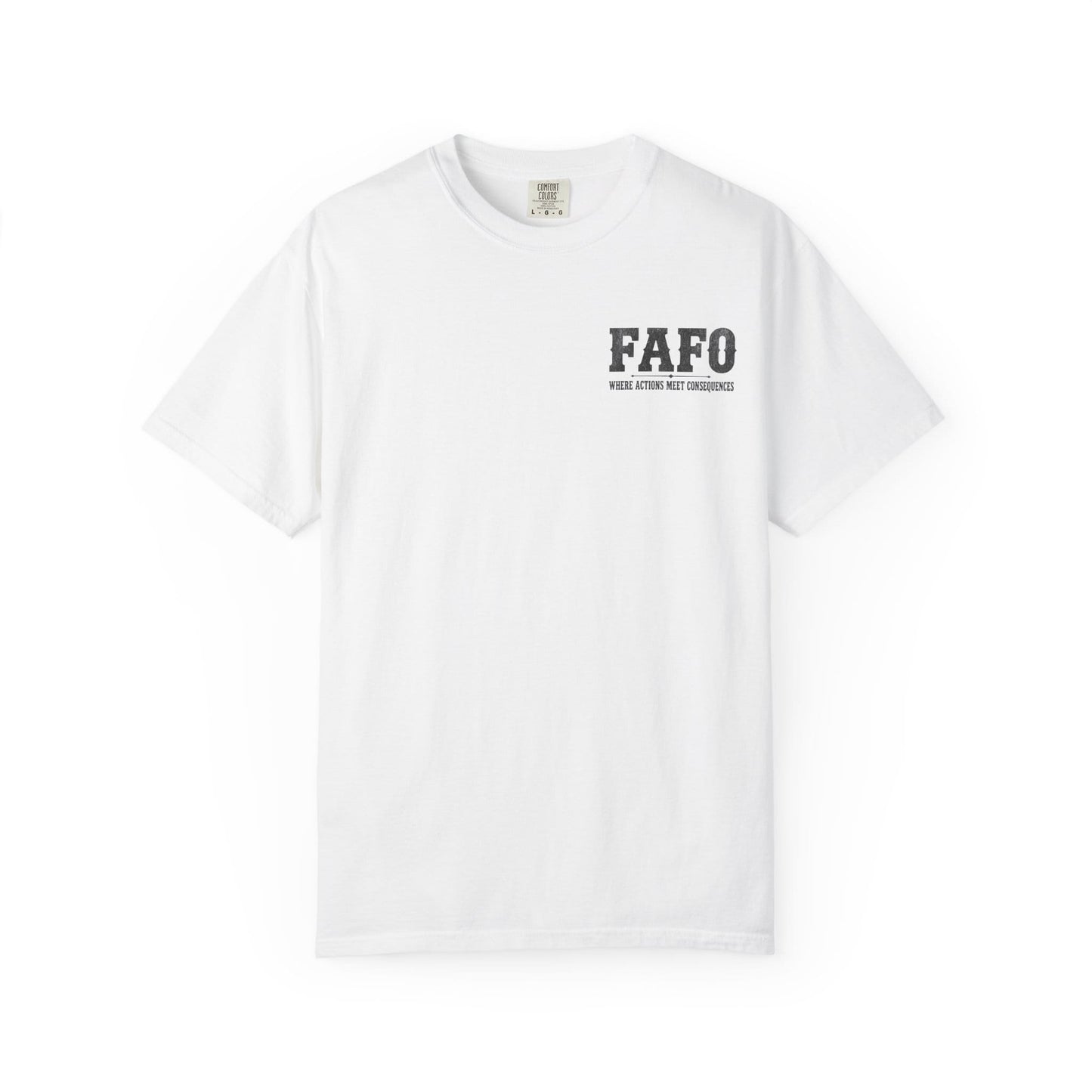 Printify T-Shirt White / S CC FAFO
