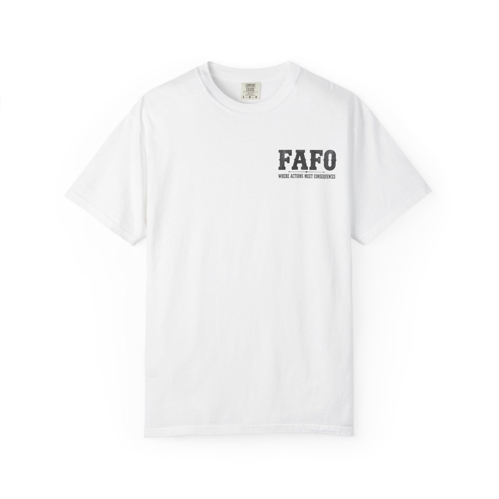 Printify T-Shirt White / S CC FAFO
