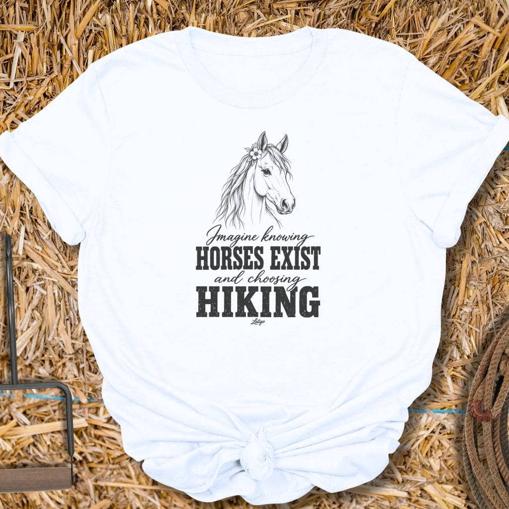 Printify T-Shirt White / S Choosing Hiking Tee