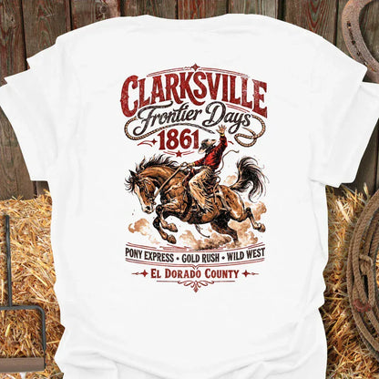 Printify T-Shirt White / S Clarksville Tee